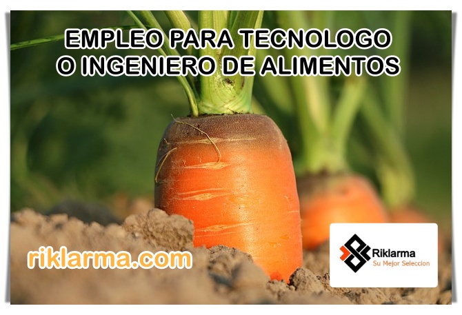 EMPLEO PARA TECNOLOGO DE ALIMENTOS EN CALI | Riklarma